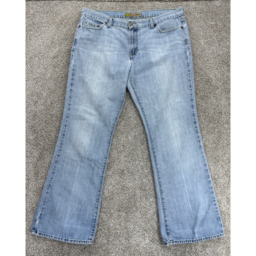 Vintage Old Navy Jeans Women's 14S Blue Low-Waist Bootcut‎ Light Wash Denim Y2K